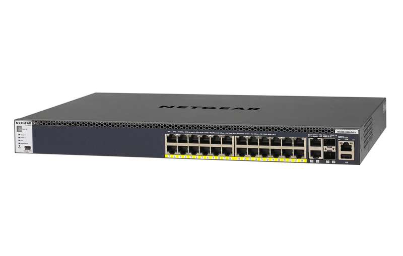 Netgear M4300 24-port Gigabit Ethernet 1U PoE+ Fully Managed Switch GSM4328PB-100NES