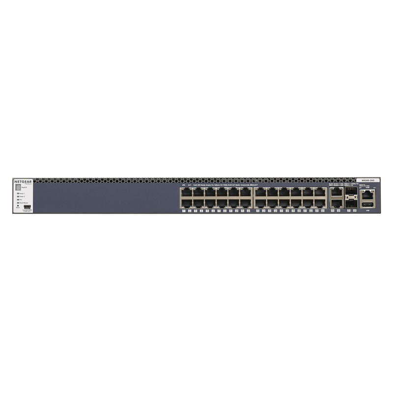 Netgear M4300-28G 28-port Managed Switch L3 Gigabit Ethernet 1U Black GSM4328S-100NES