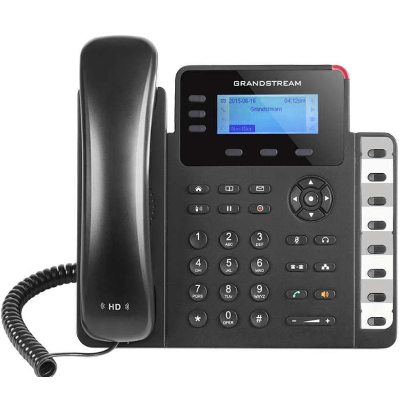 Grandstream 3-line LCD IP Phone Black GXP1630