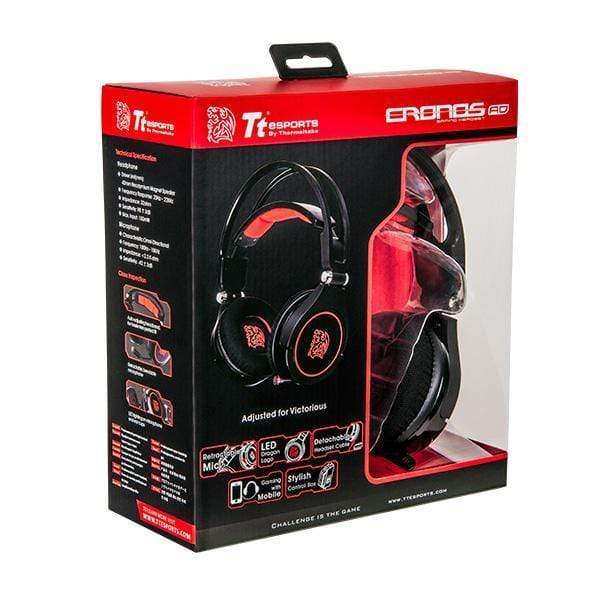 Tt ESPORTS HT-CRA-ANECBK-14 Headphones Or Headset Head-band Black and Red