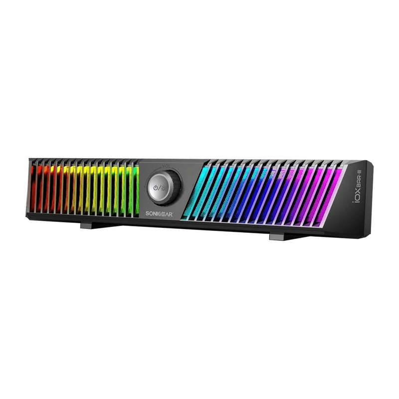 SonicGear iOX Bar III Stereo Bluetooth Soundbar Speaker Black IOXBARIIIBLK