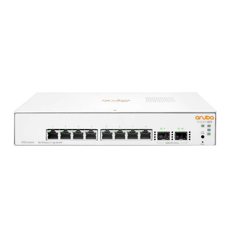 HPE Networking Instant On 1930 8-port Gigabit L2+ Smart Managed Switch with 2-port SFP JL680A