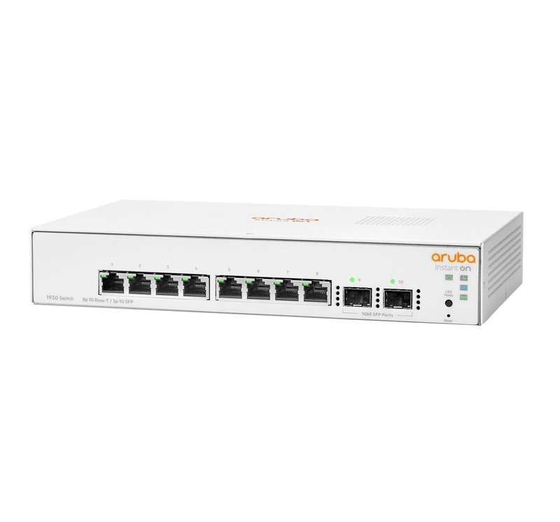 HPE Networking Instant On 1930 8-port Gigabit L2+ Smart Managed Switch with 2-port SFP JL680A