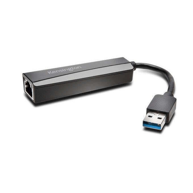 Kensington UA0000E USB 3.0 Ethernet Adapter Black K33981WW