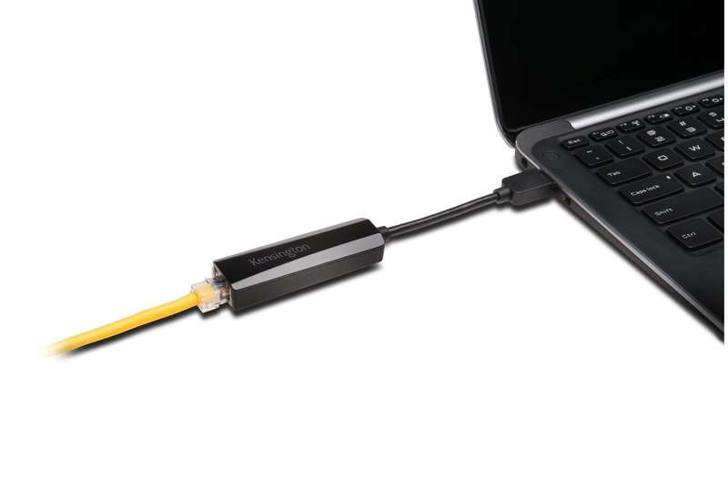 Kensington UA0000E USB 3.0 Ethernet Adapter Black K33981WW