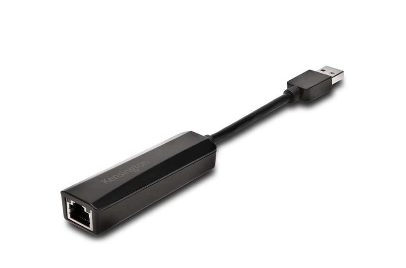 Kensington UA0000E USB 3.0 Ethernet Adapter Black K33981WW