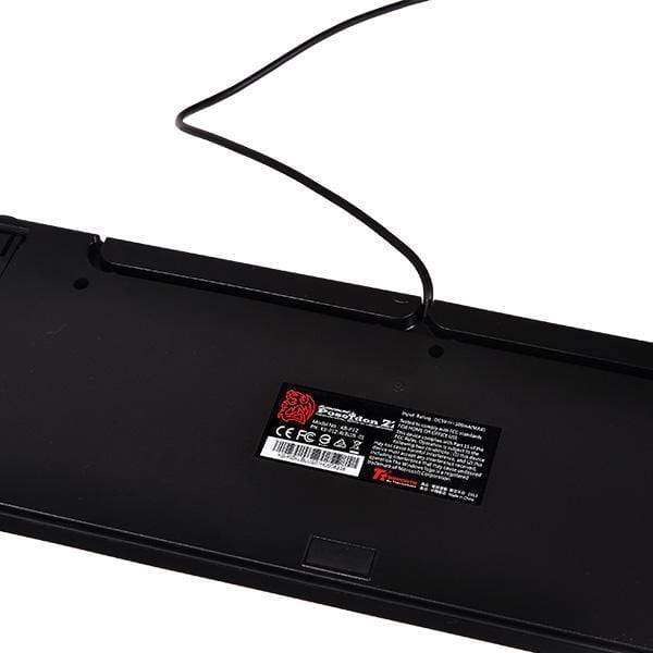 Tt ESPORTS KB-PIZ-KLBLUS-01 Keyboard USB QWERTY English Black