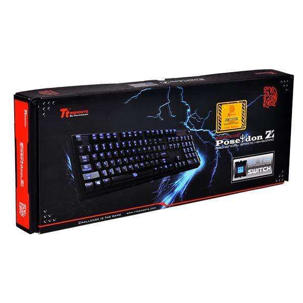 Tt ESPORTS KB-PIZ-KLBLUS-01 Keyboard USB QWERTY English Black