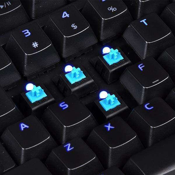 Tt ESPORTS KB-PIZ-KLBLUS-01 Keyboard USB QWERTY English Black