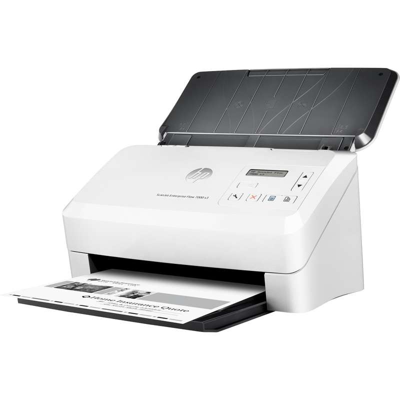 HP ScanJet Enterprise Flow 7000 s3 Up To 75 ppm 600 x 600 dpi A4 Sheet-fed Scanner L2757A