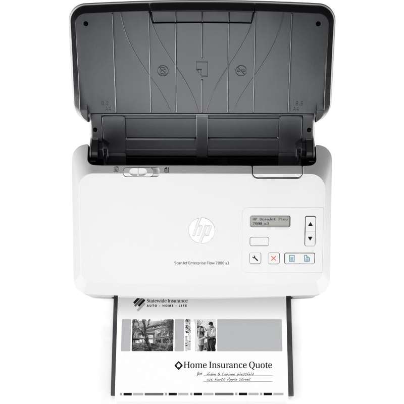 HP ScanJet Enterprise Flow 7000 s3 Up To 75 ppm 600 x 600 dpi A4 Sheet-fed Scanner L2757A