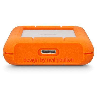 LaCie Rugged Mini 2TB Orange and Silver External Hard Drive LAC9000298