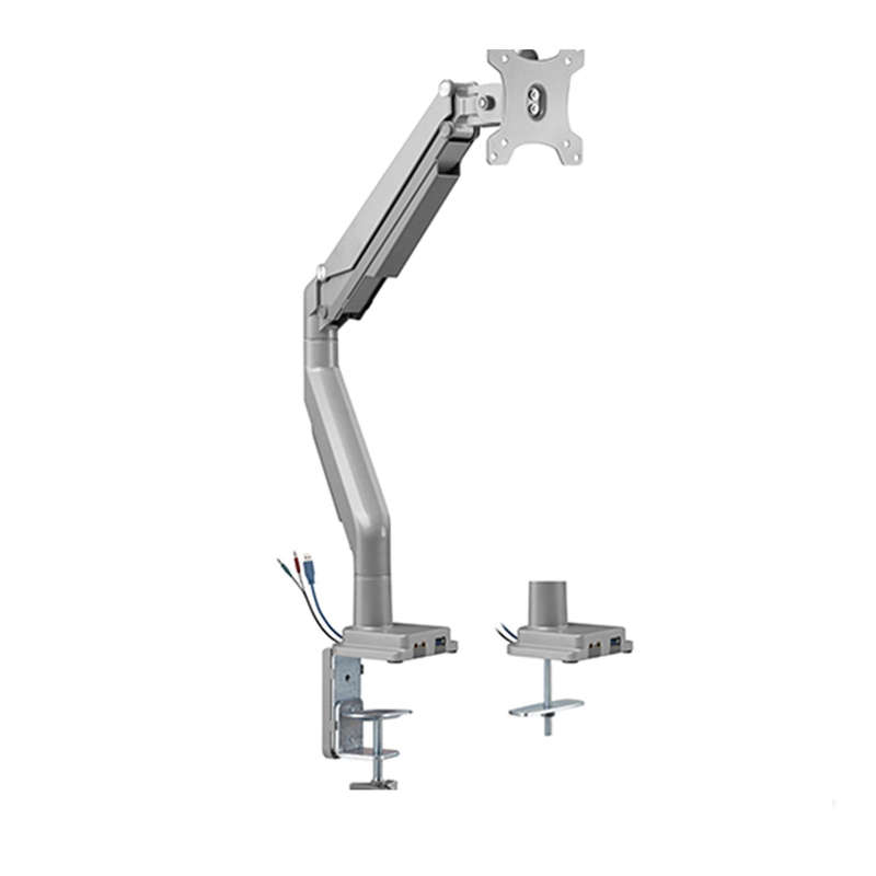 Brateck Gas Spring Single Monitor Arm with USB LDT34-C012U