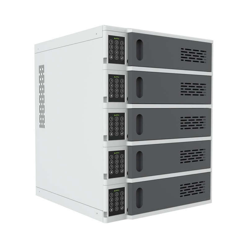 Chen Source 5-bay Charging Notebook Lockers AC and USB-A LN105HS/charging loc