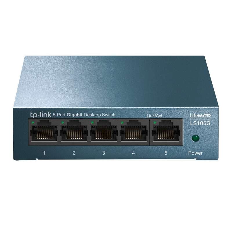 TP-Link LS105G 5-Port 10/100/1000 Mbits Desktop Network Switch
