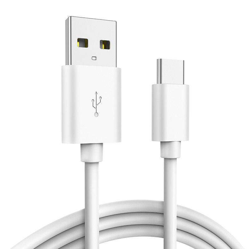 Tuff-Luv USB-A to USB-C 1m Cable - White M2056
