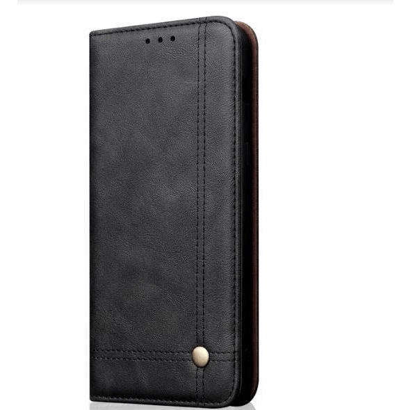 Tuff-Luv Essentials Leather Case and Stand for Xiaomi Redmi 7 - Black M963