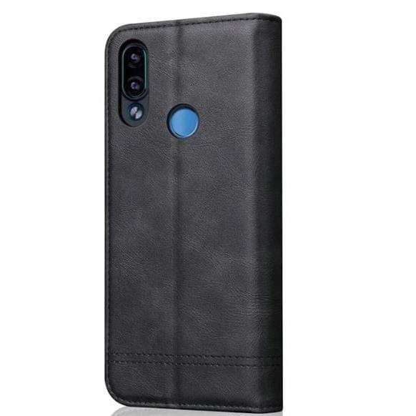 Tuff-Luv Essentials Leather Case and Stand for Xiaomi Redmi 7 - Black M963