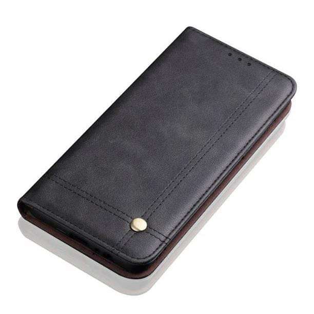 Tuff-Luv Essentials Leather Case and Stand for Xiaomi Redmi 7 - Black M963