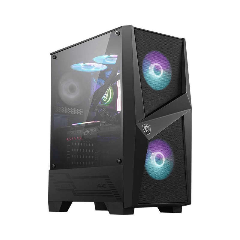 MSI MAG FORGE 100R Mid Tower Gaming PC Case