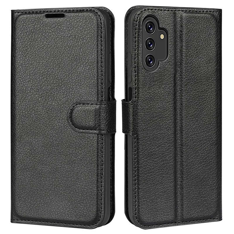 Tuff-Luv Essentials Book Sytle Case for Samsung Galaxy A23 - Black MF1159