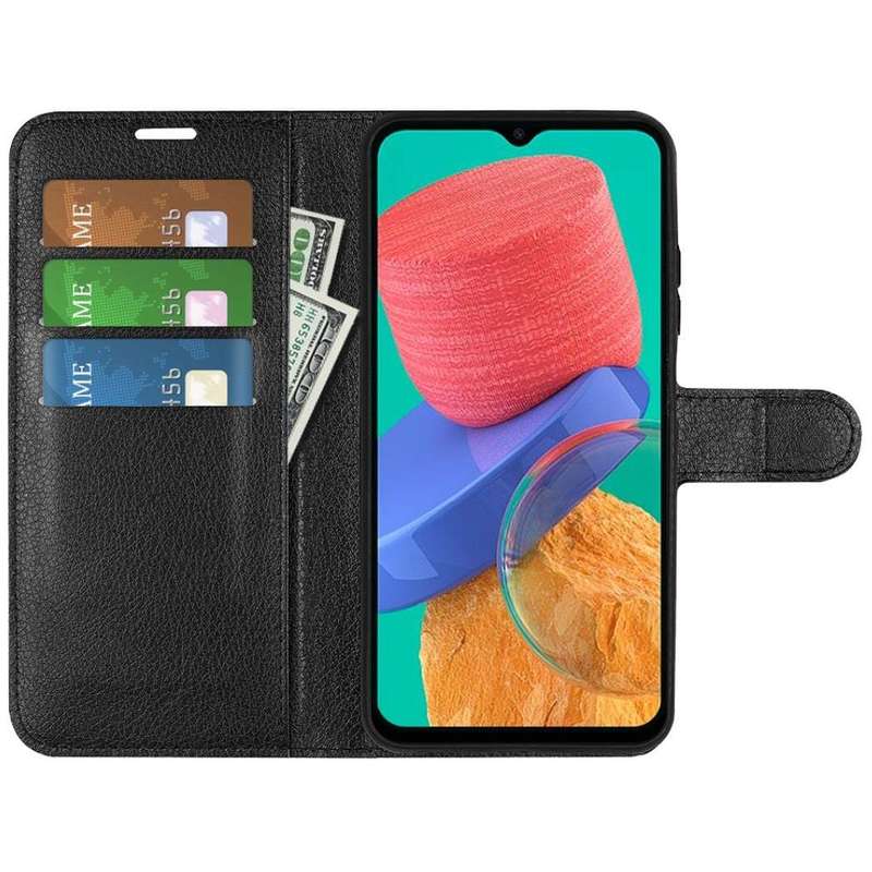 Tuff-Luv Essentials Book Sytle Case for Samsung Galaxy A23 - Black MF1159