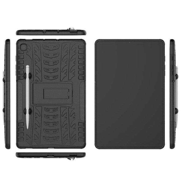 Tuff-Luv Rugged Case and Stand for Samsung Galaxy Tab S6 Lite Black MF3073