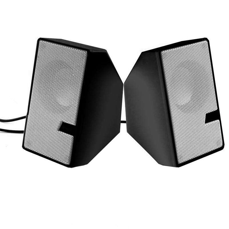 Tuff-Luv D7 USB Powered Mini Compact Stereo Speakers Black MF3135