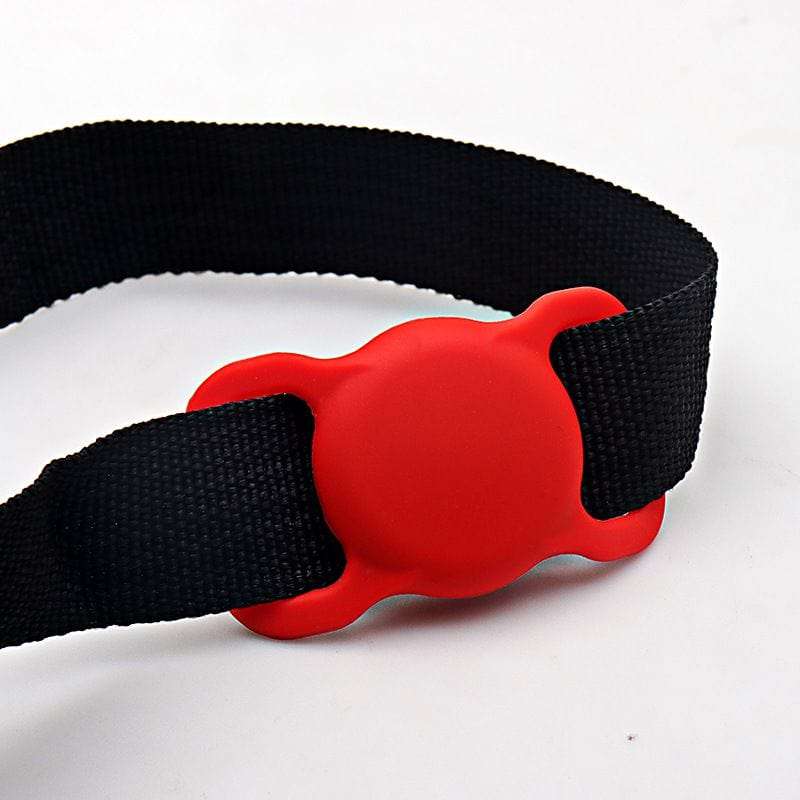 Tuff-Luv Pet Dog Collar Holder Compatible with Apple Airtag - Red MF480