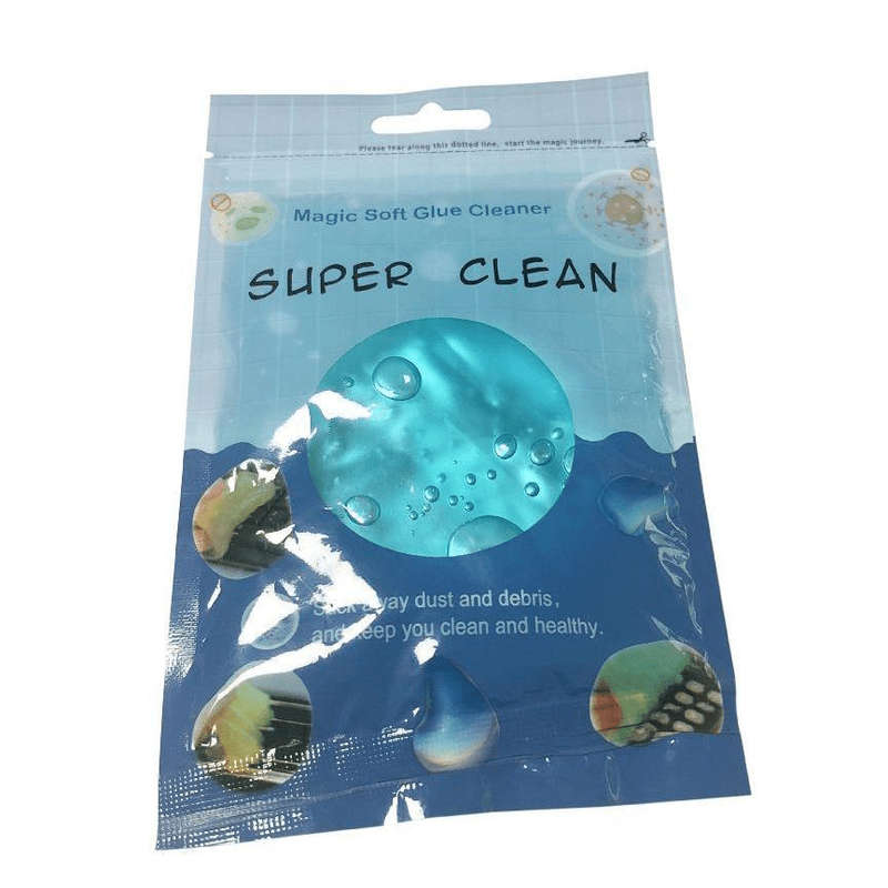 Tuff-Luv Keyboard Cleaning Adhesive Universal Dust Gel 80g Travel Pack - Blue MF656