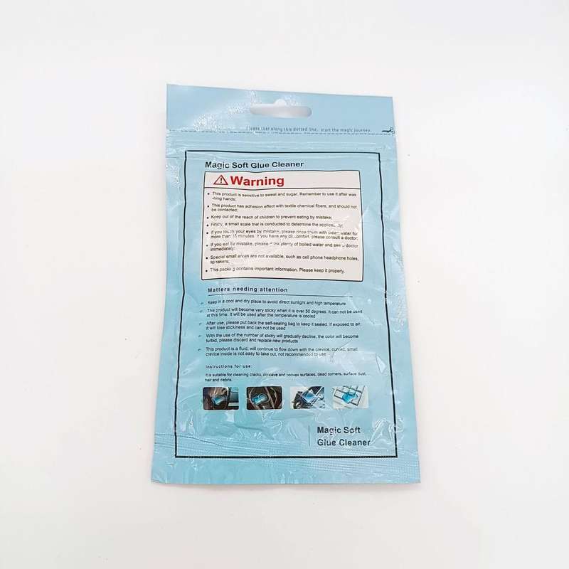 Tuff-Luv Keyboard Cleaning Adhesive Universal Dust Gel 80g Travel Pack - Blue MF656