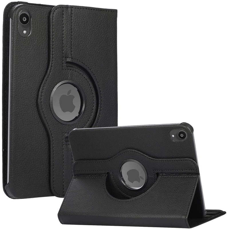 Tuff-Luv 360 Degree Rotating Folio Case for Apple iPad Mini 6 - Black MF669