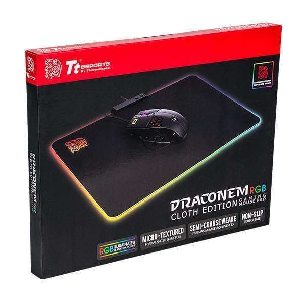 Thermaltake MP-DCM-RGBSMS-01 Mouse Pad Black Gaming Mouse Pad