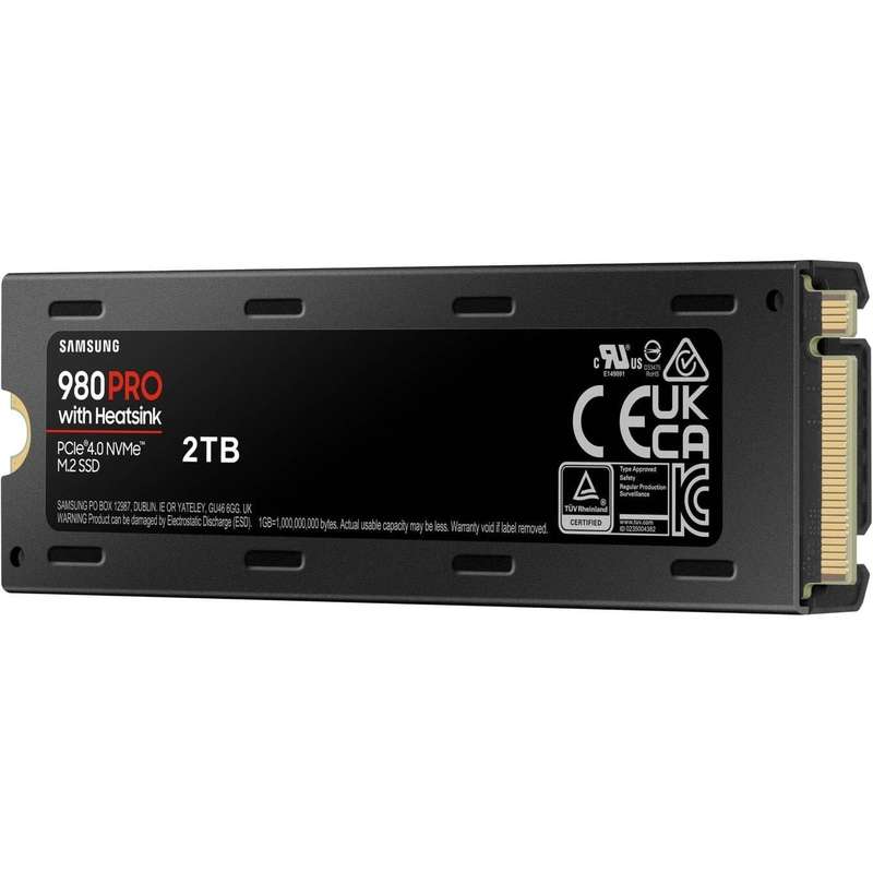 Samsung 980 Pro M.2 2TB PCIe 4.0 V-NAND MLC NVMe Internal SSD MZ-V8P2T0CW