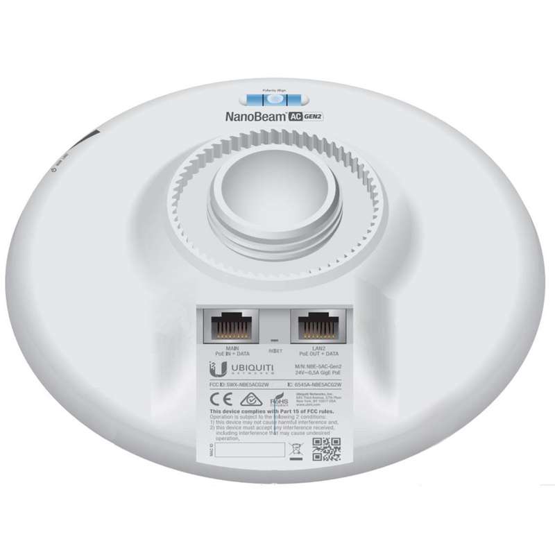 Ubiquiti 5GHz airMAX AC NanoBeam 19dBi Gen2 NBE-5AC-GEN2