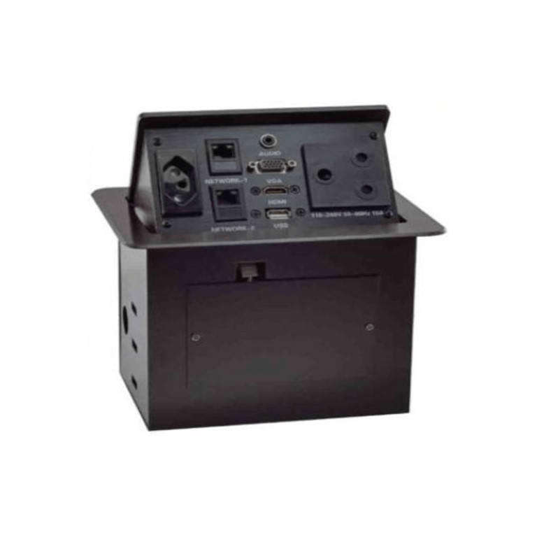 Lucktech Popup Multi Sunken Desktop Socket Box with NEW SA Power NET-DMS-066