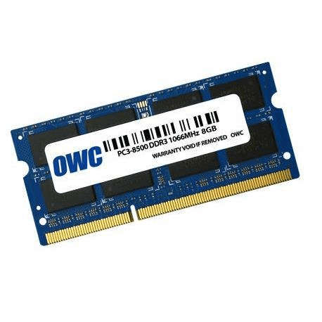 OWC 8GB, PC8500, DDR3, 1066MHz Memory Module 1 x 8 GB