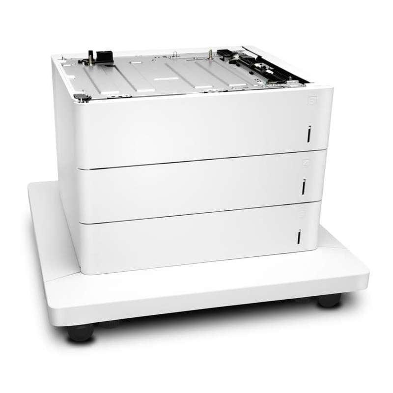HP Color LaserJet 3x550-sheet Feeder and Stand