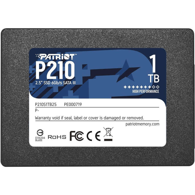 Patriot P210 2.5-inch 1TB Serial ATA III Internal SSD P210S1TB25
