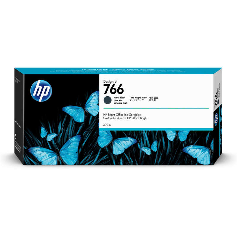 HP 766 300-ml  Cartridge Matte Black Standard Yield Printer Ink Cartridge Original P2V92A Single...