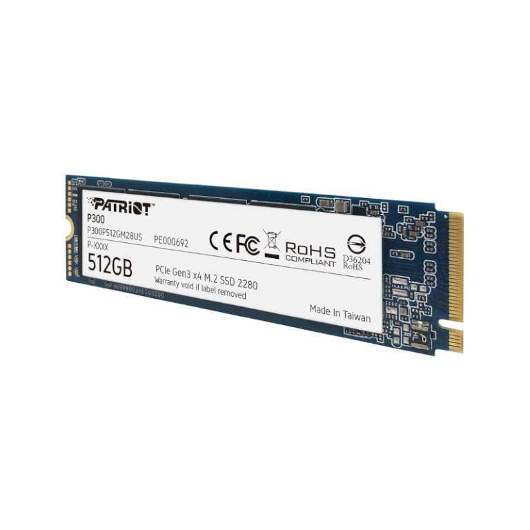 Patriot P300 M.2 512GB PCIe NVMe Internal SSD P300P512GM28