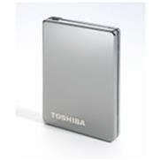 Toshiba Stor.E Steel 1.8-inch 250GB Stainless Silver External Hard Drive PA4215E-1HB5