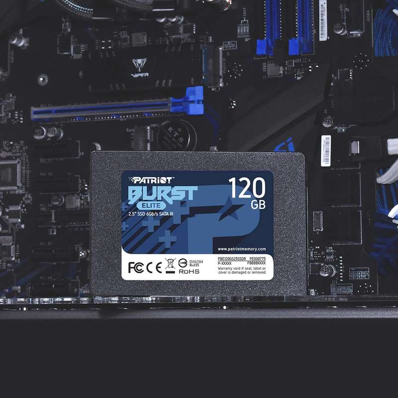 Patriot Burst Elite 2.5-inch 120GB Serial ATA III Internal SSD PBE120GS25SSDR