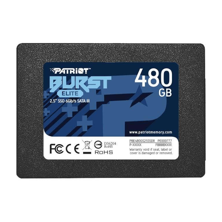 Patriot Burst Elite 2.5-inch 480GB Serial ATA III Internal SSD PBE480GS25SSDR
