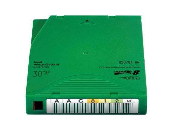 HPE LTO-8 Ultrium 30TB RW Data Cartridge  Up to 360 MB/s Transfer Rate