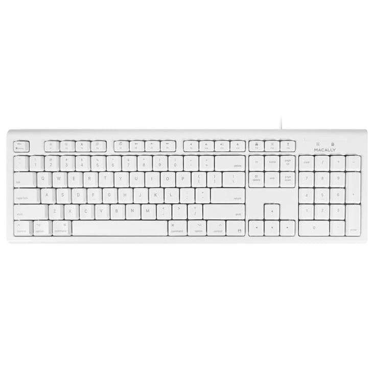 Macally QKEYCOMBO Keyboard and Mouse Combo - White