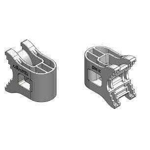 MikroTik quickMOUNT-X additional axis for pole-mounting SXTsq devices quickMOUNT X Pole Mount Bra...