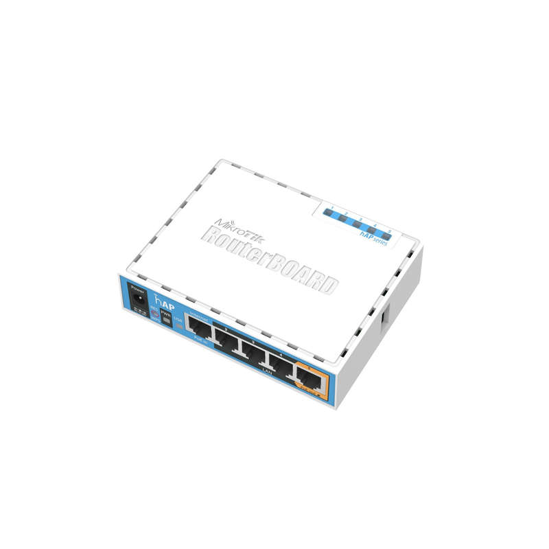 Mikrotik HAP WLAN Access Point Power Over Ethernet (PoE) White