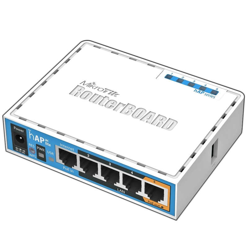 Mikrotik HAP Ac Lite 500 Mbit/s Power Over Ethernet (PoE) White