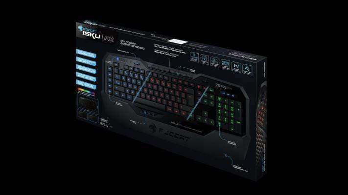 ROCCAT Isku FX Keyboard USB QWERTY Black